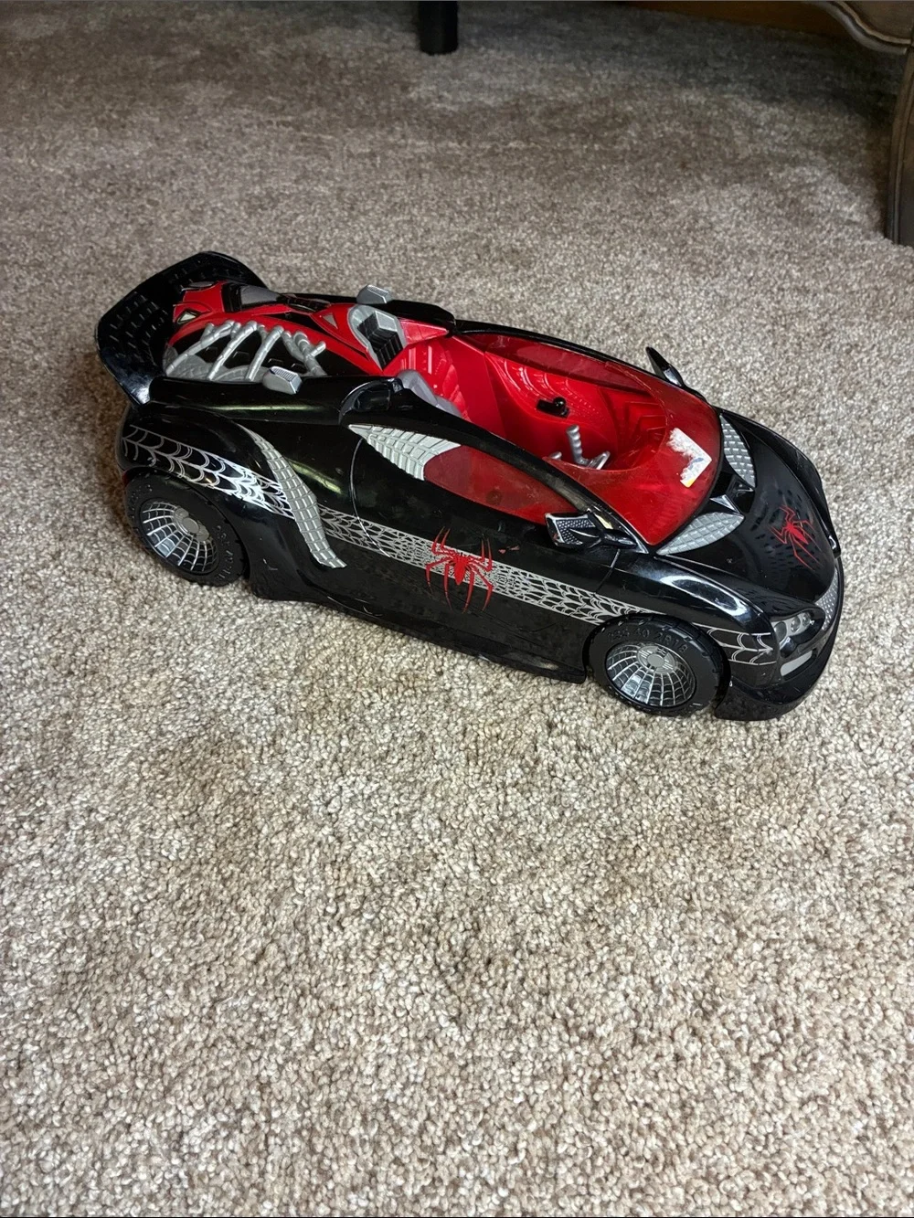 Hasbro Spider Man 2006 Spider XR-1 Racer Battle Car Toy Car